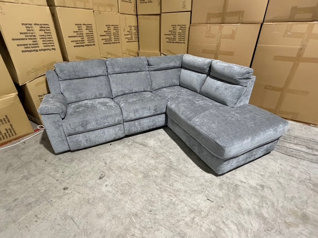 Sloane RHF chaise lounge with power recliner Licorice