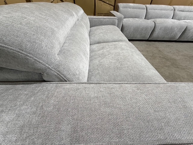 Watford 3 & 2 Seater Electric Recliner In Light Grey