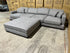 Prince 4 Seater Lounge & Ottoman Fifty Shades Colour