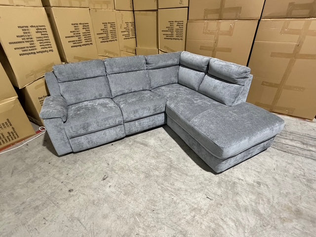 Sloane RHF chaise lounge with power recliner Licorice