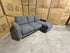 Senna 3 seater Lounge with Reversible chaise + Sofa Bed Dark Grey