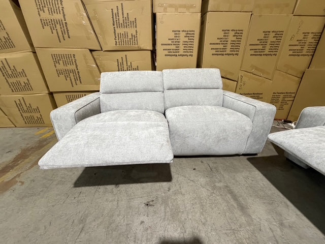 Watford 3 & 2 Seater Electric Recliner In Light Grey