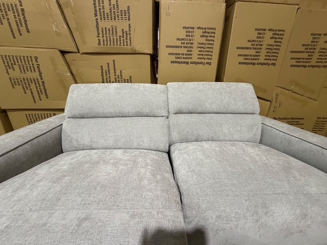 Watford 3 & 2 Seater Electric Recliner In Light Grey