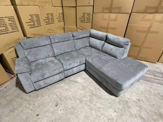 Sloane RHF chaise lounge with power recliner Licorice