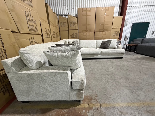 Cyprus 3pce Corner Lounge Inc 10 Scatter Cushions