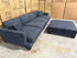 Prince 4 seater Lounge + Ottoman Licorice Colour