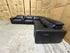 Arlo 6 Piece Modular Lounge dual motor recliners in black