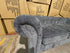 Jester 2 seater sofa (f)(g) 25117 in Super Glamour #17a(fx-55) licorice