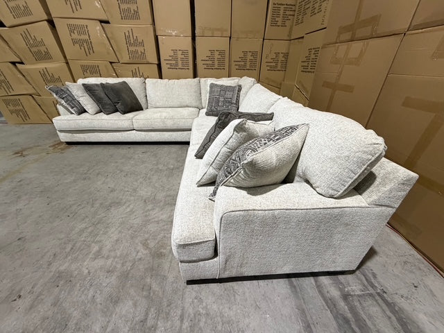 Cyprus 3pce Corner Lounge Inc 10 Scatter Cushions
