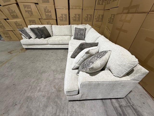 Cyprus 3pce Corner Lounge Inc 10 Scatter Cushions