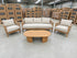 Replay 4pce Outdoor Lounge 3 seater 2 x Singles & Coffee Table