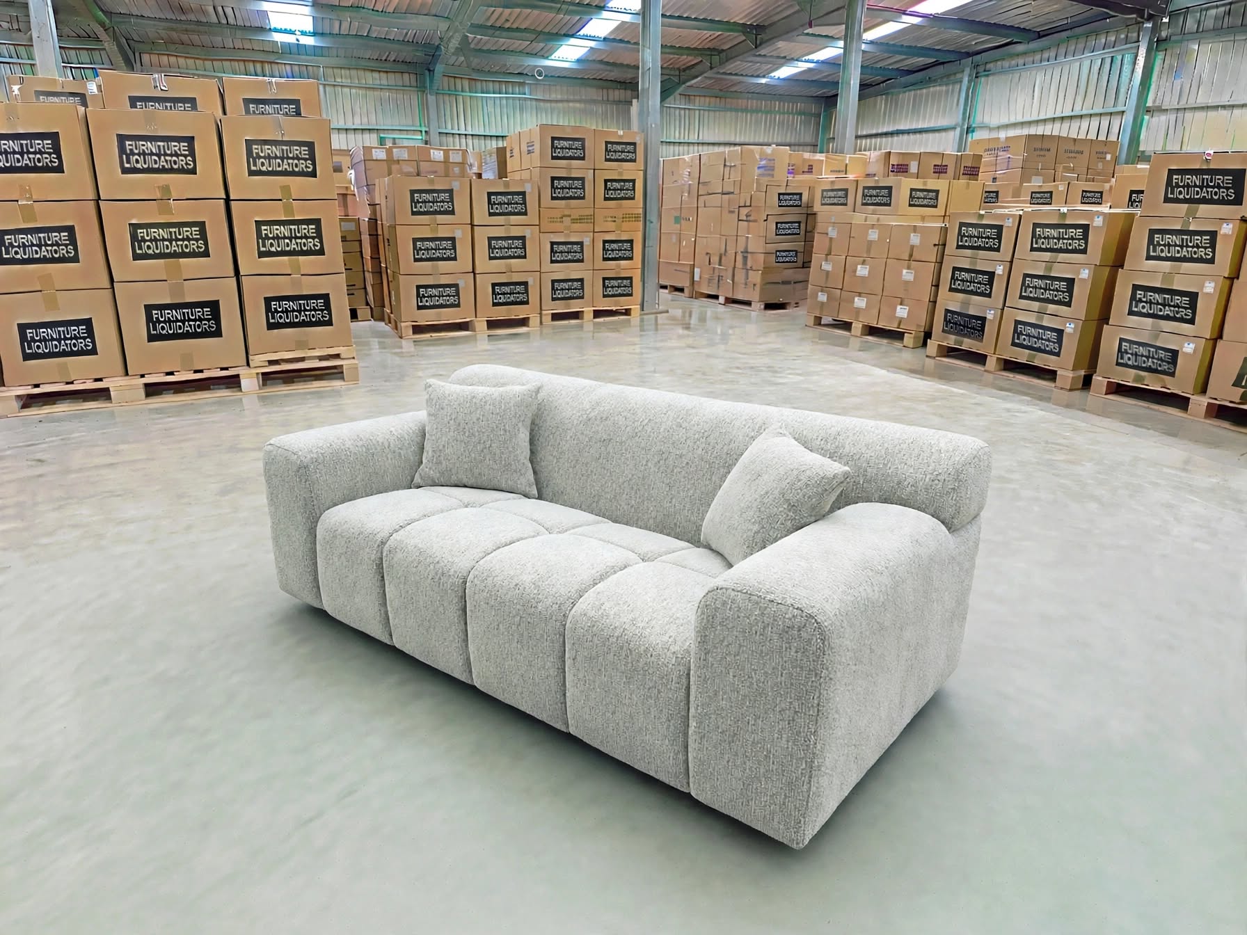 Bobbi 2 Seater Sofa In Natural