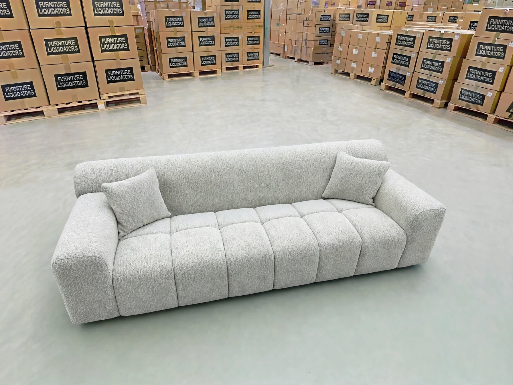 Bobbi 3 Seater Sofa In Natural