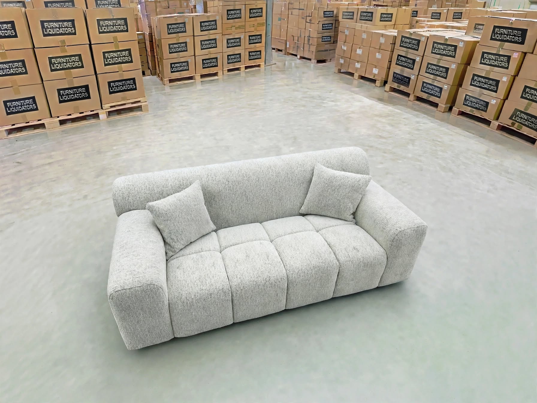 Bobbi 2 Seater Sofa In Natural
