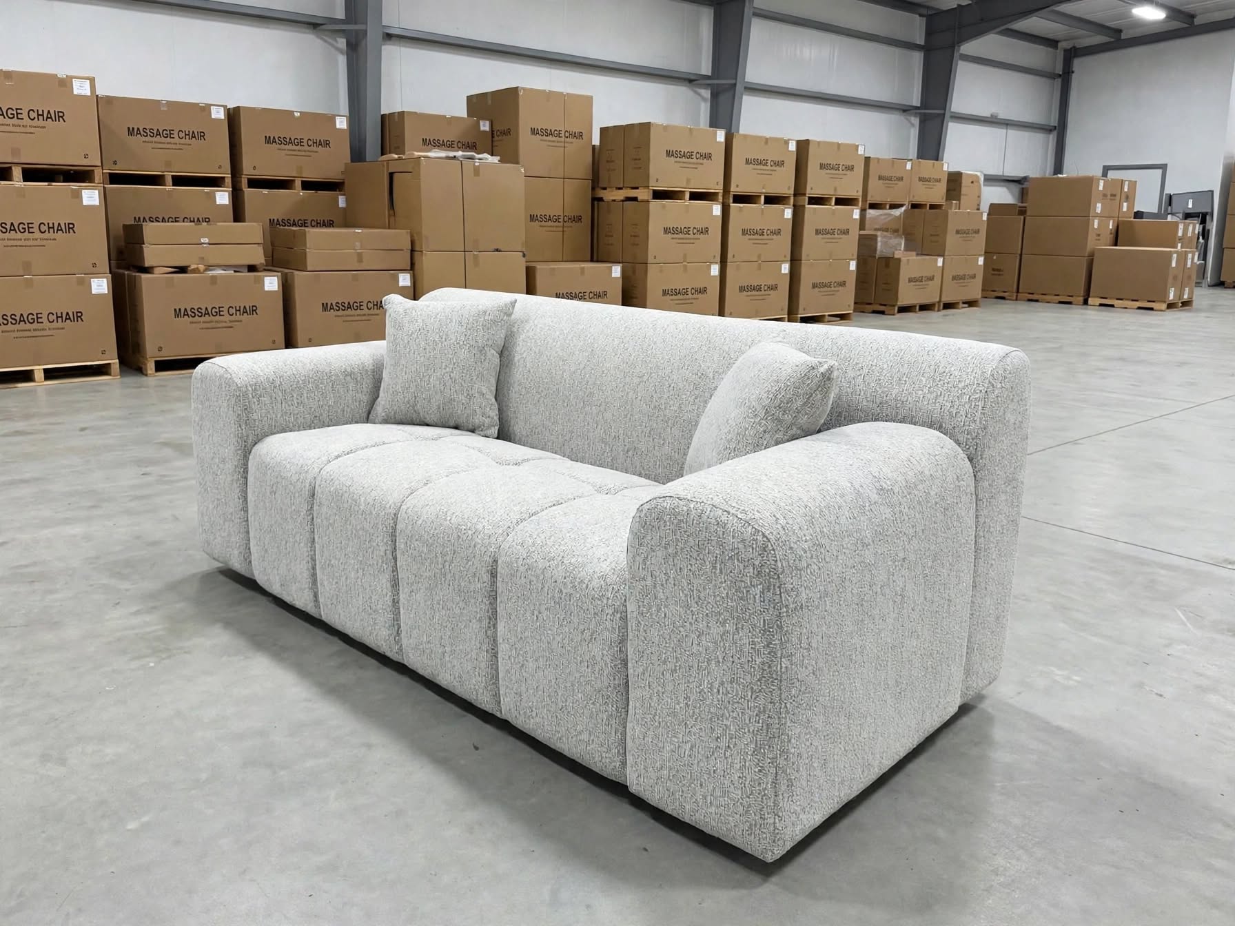Bobbi 2 Seater Sofa In Grey