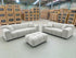 Bobbi Lounge 3 + 2 + Ottoman In Naturual
