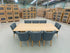 Mitcham Dining Range 2400 9 PCE Set with Tobago Chair Charcoal