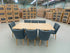 Mitcham Dining Range 2400 9 PCE Set with Tobago Chair Charcoal