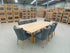 Mitcham Dining Range 2400 9 PCE Set with Tobago Chair Charcoal
