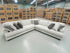 Cyprus 3pce Corner Lounge Inc 10 Scatter Cushions