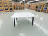 Stacy 1200x700 Sintered Stone Table Black Metal Frame