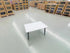 Stacy 1200x700 Sintered Stone Table Black Metal Frame