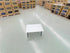 Stacy 1200x700 Sintered Stone Table Black Metal Frame