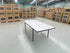 Stacy 1800x900 Sintered Stone Table Black Metal Frame