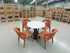 Stacy 5 PCE Round Dining Set Sintered Stone Top With Metal Legs
