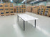 Stacy 1800x900 Sintered Stone Table Black Metal Frame