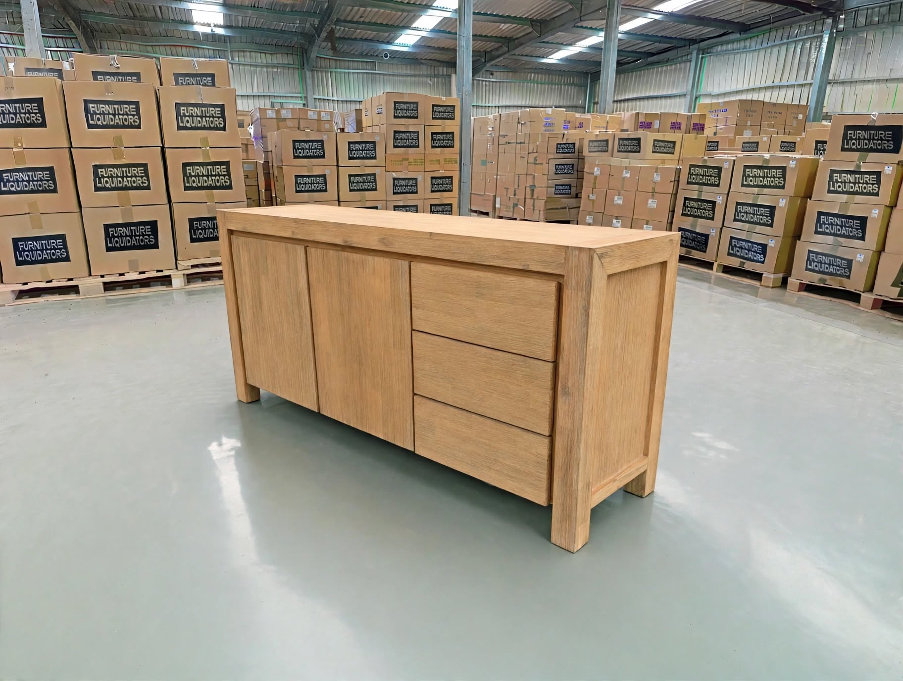 Beachport Buffet In Wire Brush Finish