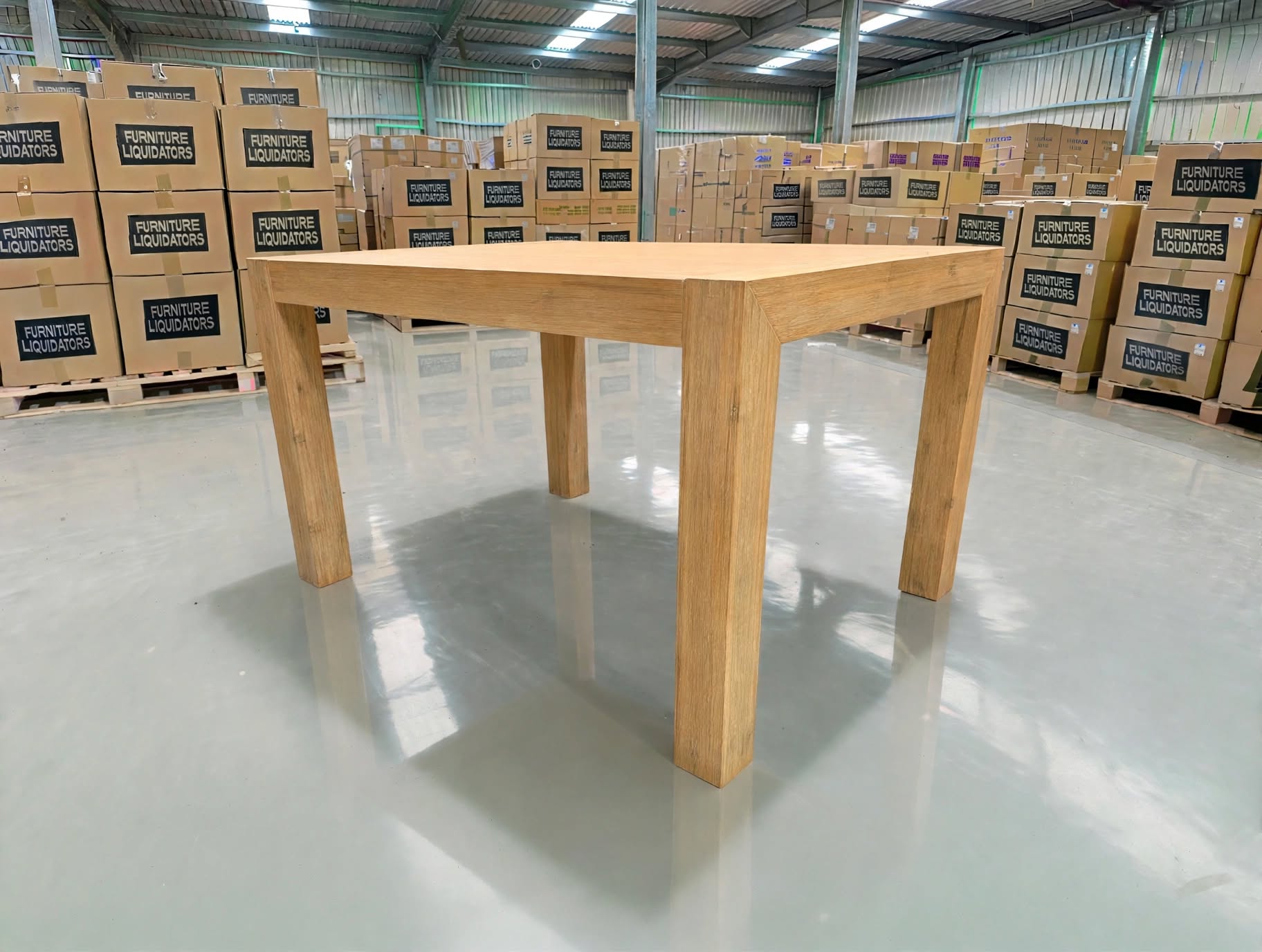 Beachport 1200 Dining Table In Wire Brush Finish
