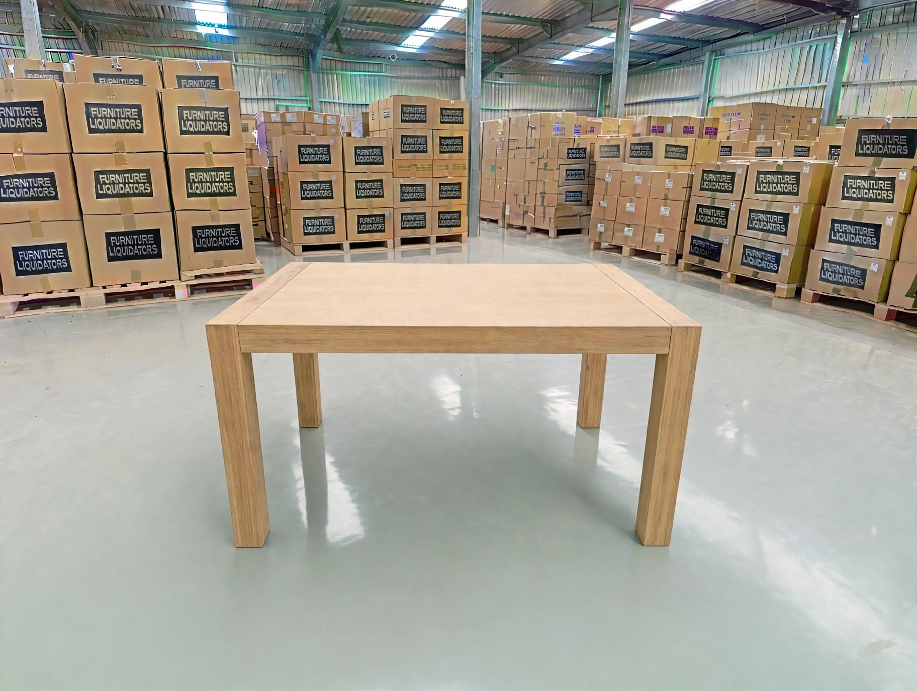 Beachport 1200 Dining Table In Wire Brush Finish