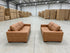 Abbie 3+2 Full Leather Lounge Tan Colour
